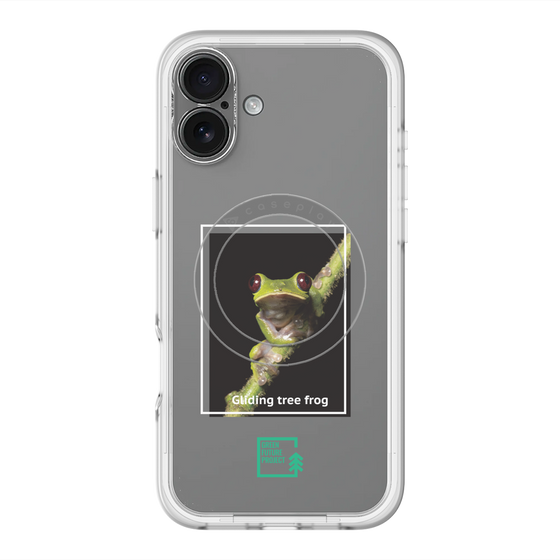 Slim Protection Premium Case with MagSafe［ Green Future Project - Gliding tree frog ］