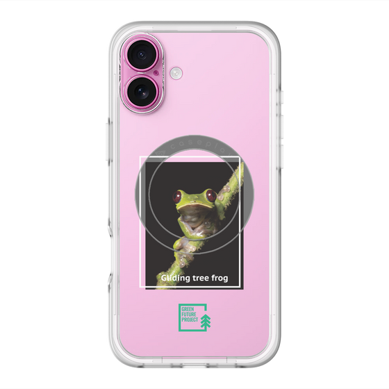Slim Protection Premium Case with MagSafe［ Green Future Project - Gliding tree frog ］