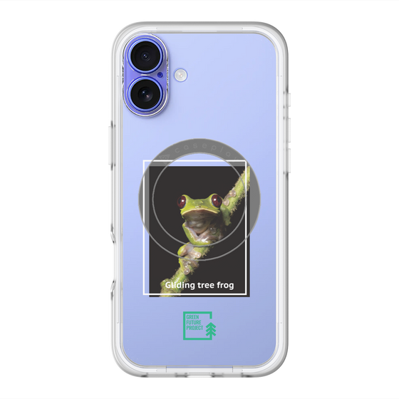 Slim Protection Premium Case with MagSafe［ Green Future Project - Gliding tree frog ］