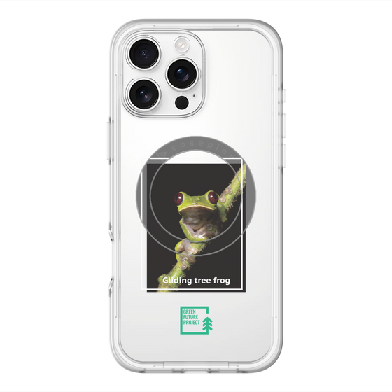 Slim Protection Premium Case with MagSafe［ Green Future Project - Gliding tree frog ］
