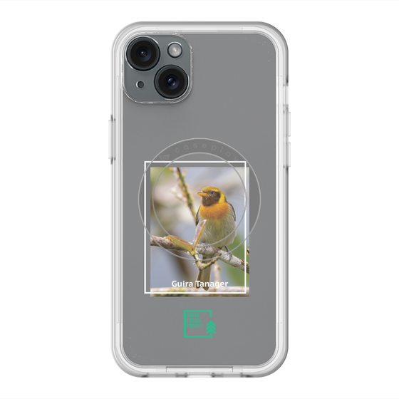 Slim Protection Premium Case with MagSafe［ Green Future Project - Guira Tanager ］