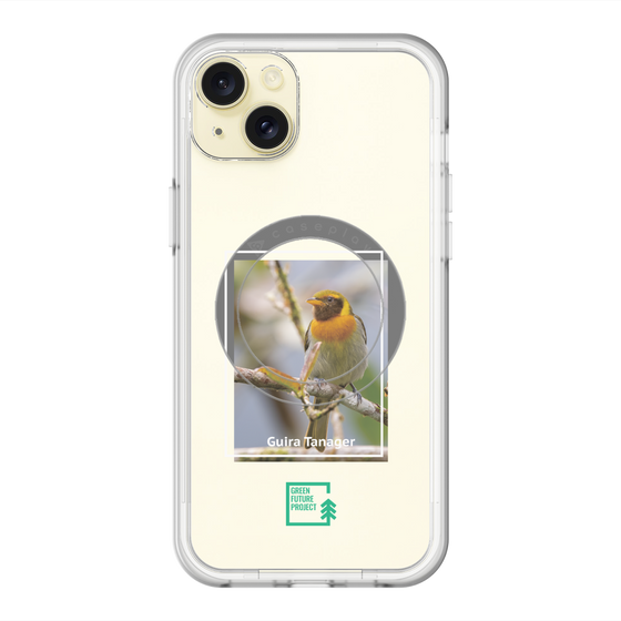 Slim Protection Premium Case with MagSafe［ Green Future Project - Guira Tanager ］