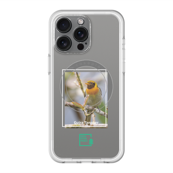 Slim Protection Premium Case with MagSafe［ Green Future Project - Guira Tanager ］
