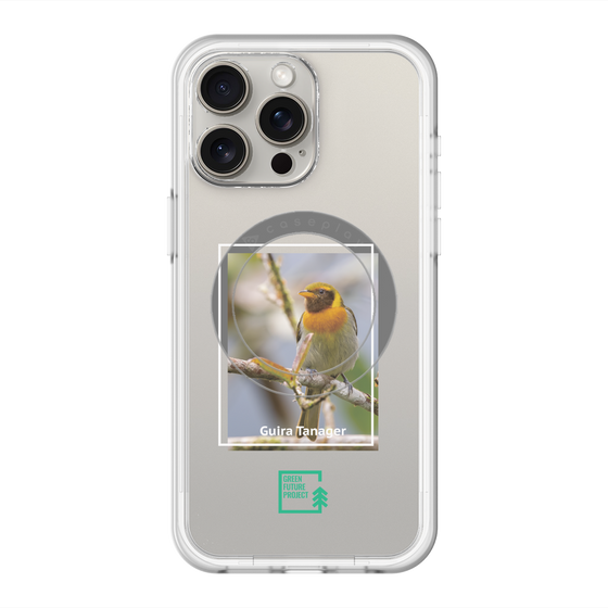 Slim Protection Premium Case with MagSafe［ Green Future Project - Guira Tanager ］