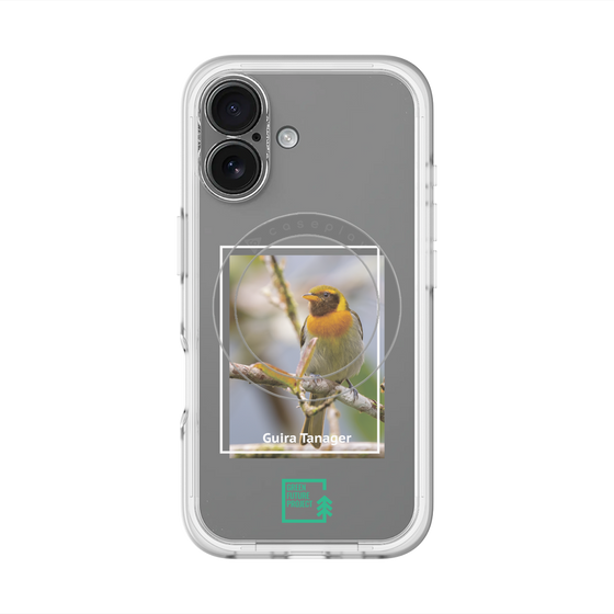 Slim Protection Premium Case with MagSafe［ Green Future Project - Guira Tanager ］