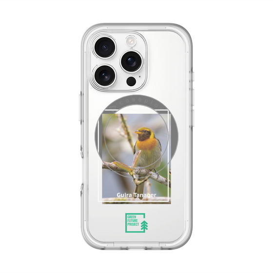 Slim Protection Premium Case with MagSafe［ Green Future Project - Guira Tanager ］