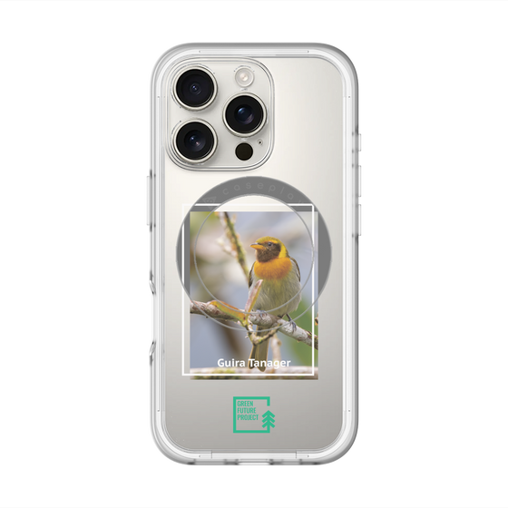 Slim Protection Premium Case with MagSafe［ Green Future Project - Guira Tanager ］