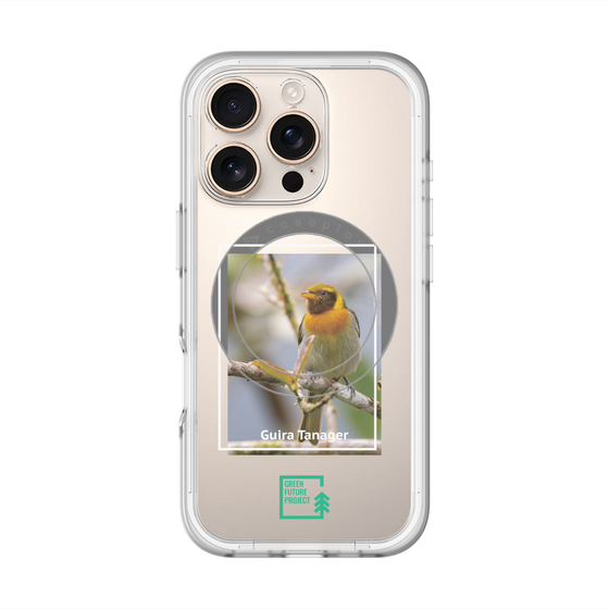Slim Protection Premium Case with MagSafe［ Green Future Project - Guira Tanager ］