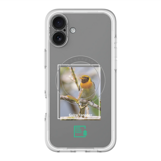 Slim Protection Premium Case with MagSafe［ Green Future Project - Guira Tanager ］