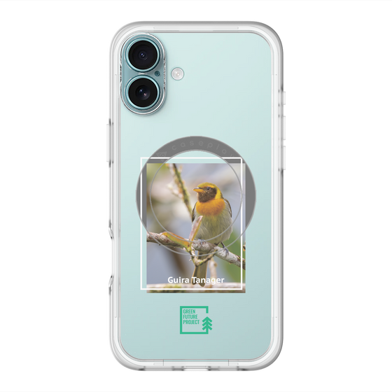 Slim Protection Premium Case with MagSafe［ Green Future Project - Guira Tanager ］