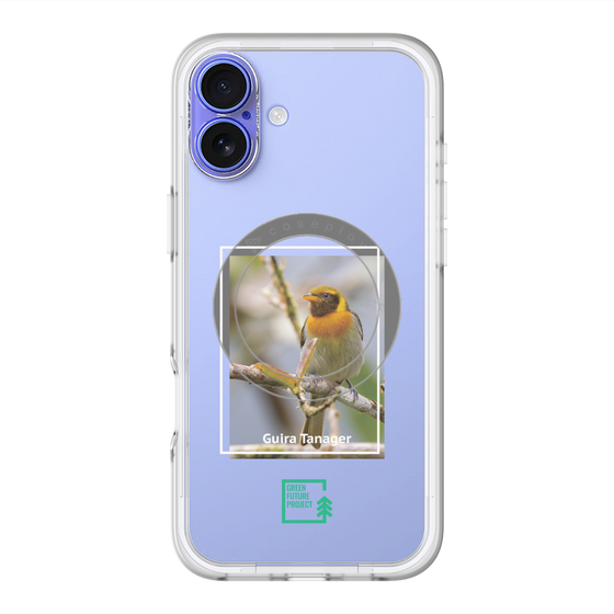 Slim Protection Premium Case with MagSafe［ Green Future Project - Guira Tanager ］