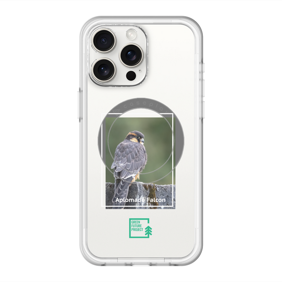 Slim Protection Premium Case with MagSafe［ Green Future Project - Aplomado Falcon ］