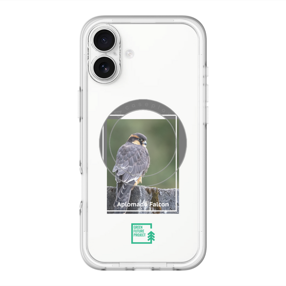 Slim Protection Premium Case with MagSafe［ Green Future Project - Aplomado Falcon ］