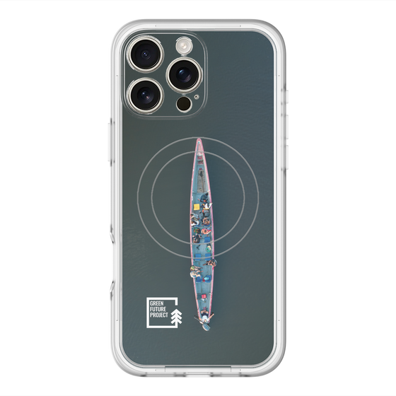 Slim Protection Premium Case with MagSafe［ Green Future Project - Landscape2 ］