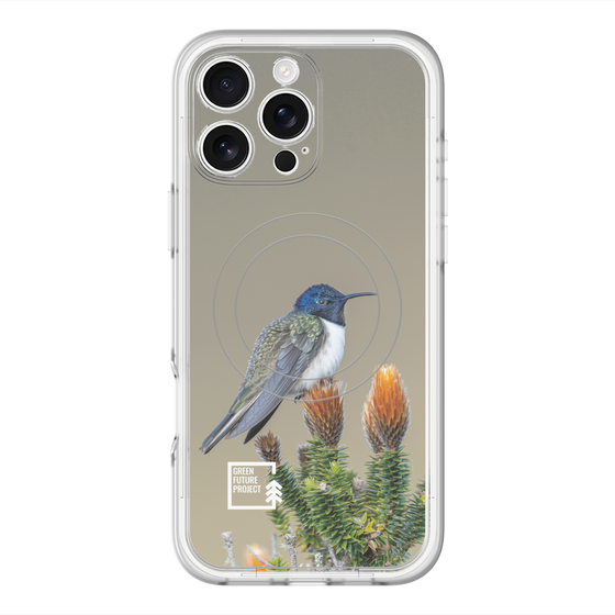 Slim Protection Premium Case with MagSafe［ Green Future Project - Ecuadorian Hillstar ］