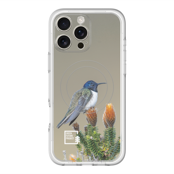 Slim Protection Premium Case with MagSafe［ Green Future Project - Ecuadorian Hillstar ］