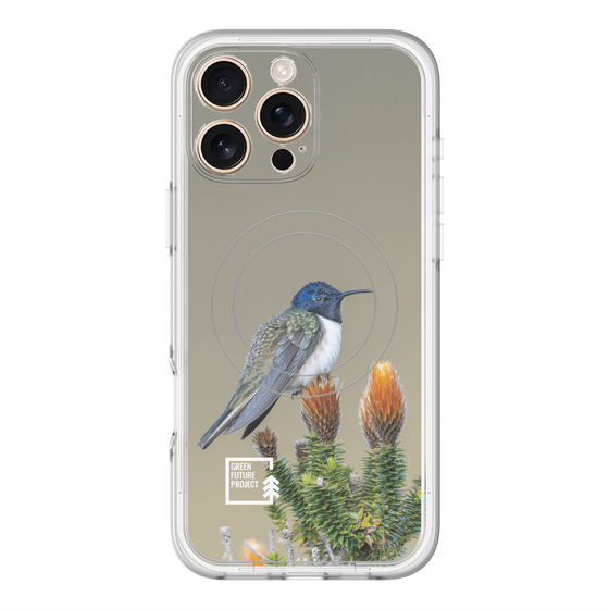 Slim Protection Premium Case with MagSafe［ Green Future Project - Ecuadorian Hillstar ］