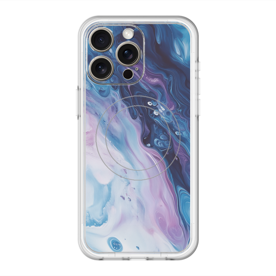 Slim Protection Premium Case with MagSafe［ Color Rain - Original - Twilight Ink ］