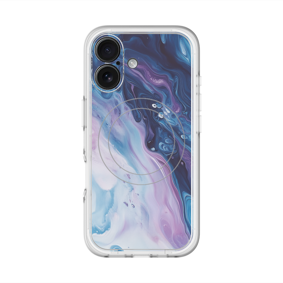 Slim Protection Premium Case with MagSafe［ Color Rain - Original - Twilight Ink ］