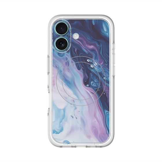 Slim Protection Premium Case with MagSafe［ Color Rain - Original - Twilight Ink ］