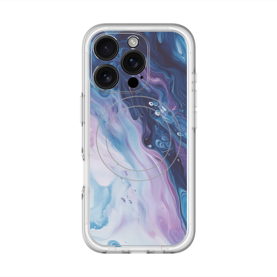 Slim Protection Premium Case with MagSafe［ Color Rain - Original - Twilight Ink ］