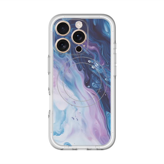 Slim Protection Premium Case with MagSafe［ Color Rain - Original - Twilight Ink ］