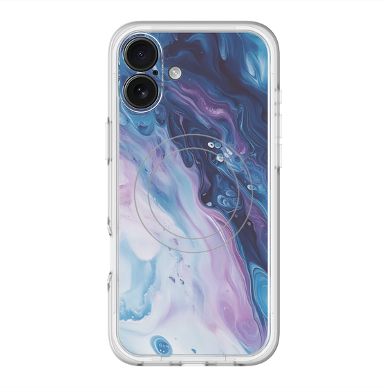Slim Protection Premium Case with MagSafe［ Color Rain - Original - Twilight Ink ］
