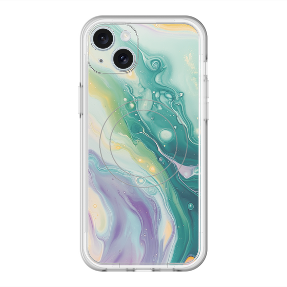 Slim Protection Premium Case with MagSafe［ Color Rain - Original - Dusky Forest ］