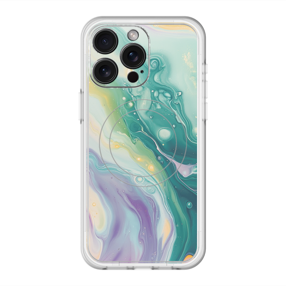 Slim Protection Premium Case with MagSafe［ Color Rain - Original - Dusky Forest ］