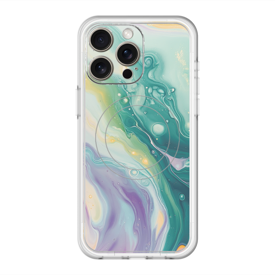 Slim Protection Premium Case with MagSafe［ Color Rain - Original - Dusky Forest ］