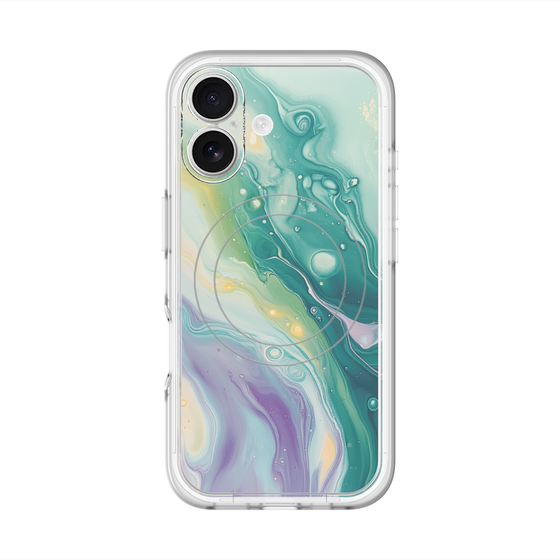 Slim Protection Premium Case with MagSafe［ Color Rain - Original - Dusky Forest ］