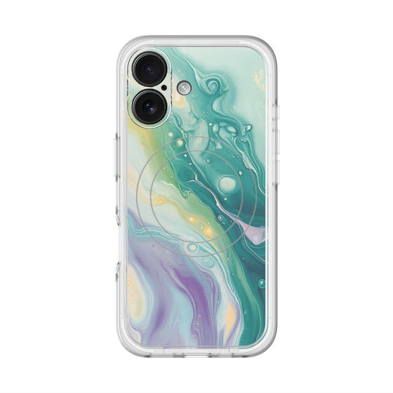 Slim Protection Premium Case with MagSafe［ Color Rain - Original - Dusky Forest ］