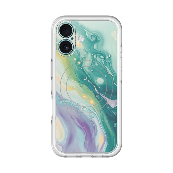 Slim Protection Premium Case with MagSafe［ Color Rain - Original - Dusky Forest ］