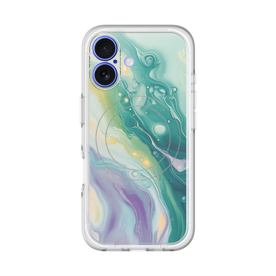 Slim Protection Premium Case with MagSafe［ Color Rain - Original - Dusky Forest ］