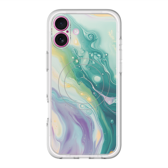 Slim Protection Premium Case with MagSafe［ Color Rain - Original - Dusky Forest ］