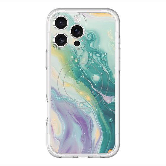 Slim Protection Premium Case with MagSafe［ Color Rain - Original - Dusky Forest ］