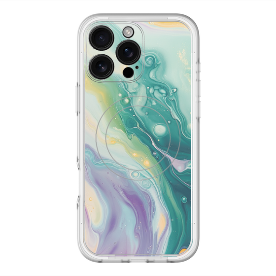 Slim Protection Premium Case with MagSafe［ Color Rain - Original - Dusky Forest ］