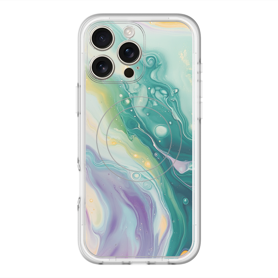 Slim Protection Premium Case with MagSafe［ Color Rain - Original - Dusky Forest ］