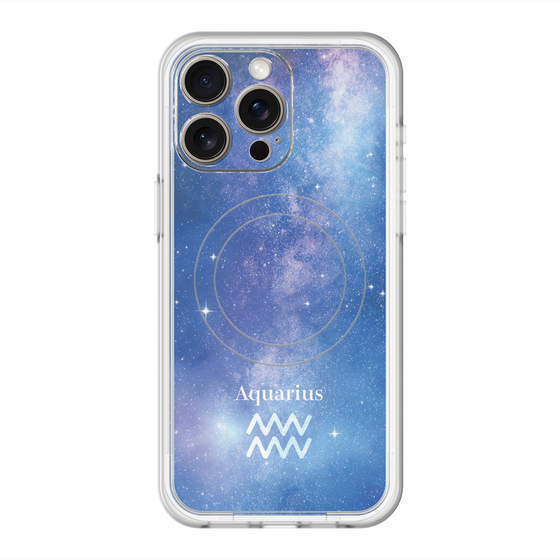 Slim Protection Premium Case with MagSafe［ STARRY SIGNS - Original - Aquarius ］