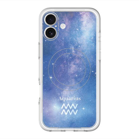 Slim Protection Premium Case with MagSafe［ STARRY SIGNS - Original - Aquarius ］