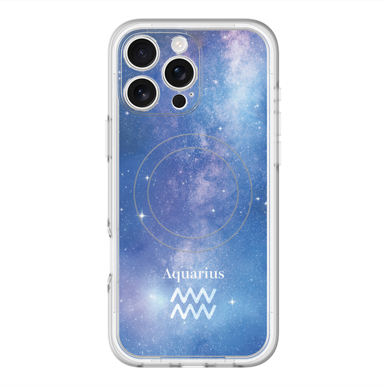 Slim Protection Premium Case with MagSafe［ STARRY SIGNS - Original - Aquarius ］