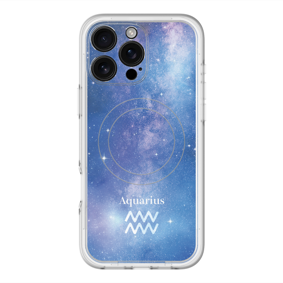 Slim Protection Premium Case with MagSafe［ STARRY SIGNS - Original - Aquarius ］