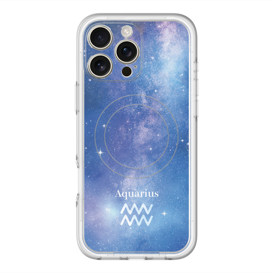 Slim Protection Premium Case with MagSafe［ STARRY SIGNS - Original - Aquarius ］