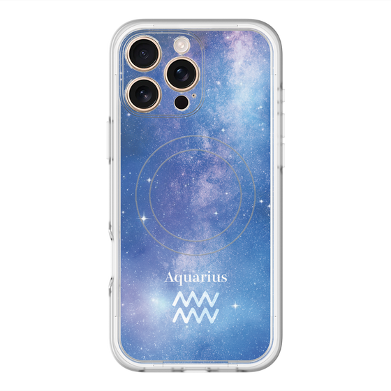 Slim Protection Premium Case with MagSafe［ STARRY SIGNS - Original - Aquarius ］