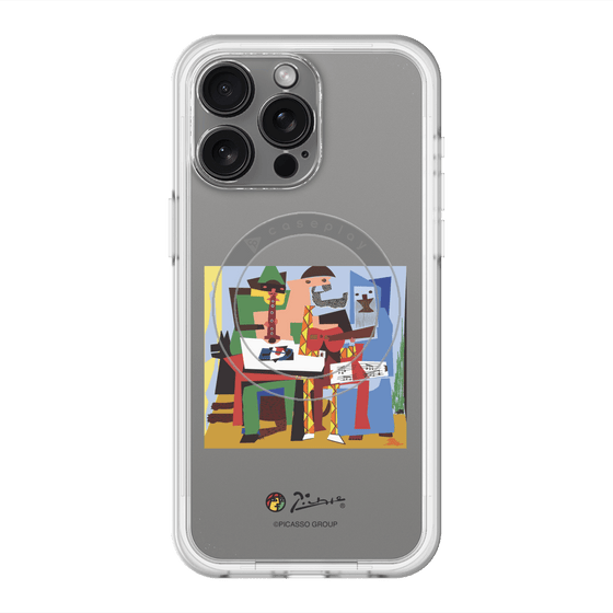 Slim Protection Premium Case with MagSafe［ PICASSO - Three Musicians ］