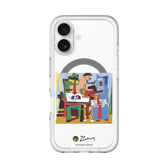 Slim Protection Premium Case with MagSafe［ PICASSO - Three Musicians ］