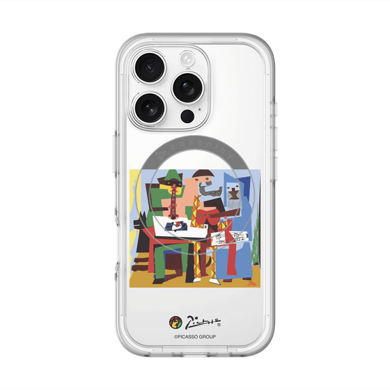 Slim Protection Premium Case with MagSafe［ PICASSO - Three Musicians ］
