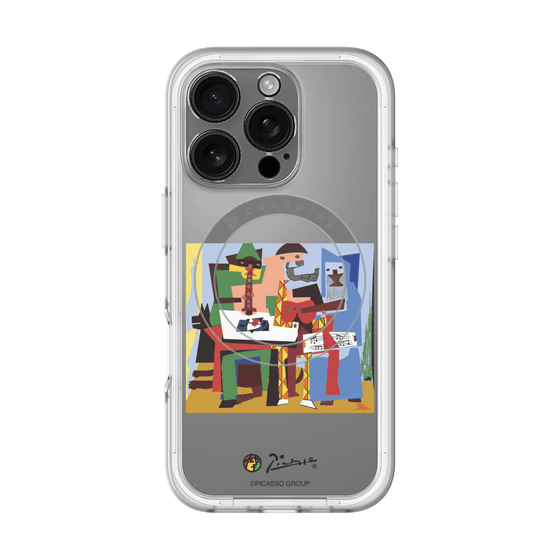 Slim Protection Premium Case with MagSafe［ PICASSO - Three Musicians ］