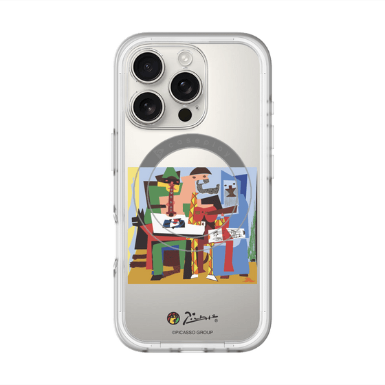 Slim Protection Premium Case with MagSafe［ PICASSO - Three Musicians ］