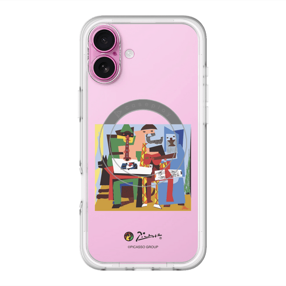Slim Protection Premium Case with MagSafe［ PICASSO - Three Musicians ］